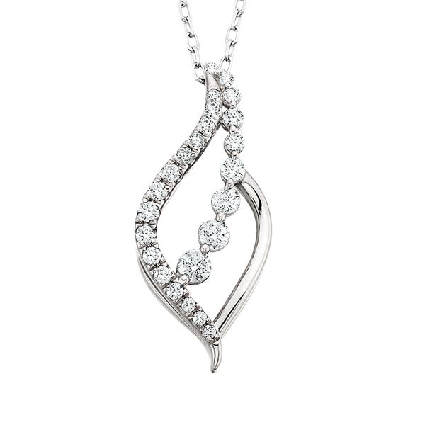 Cascading Diamond Pendant David Mann, Jeweler Geneseo, NY