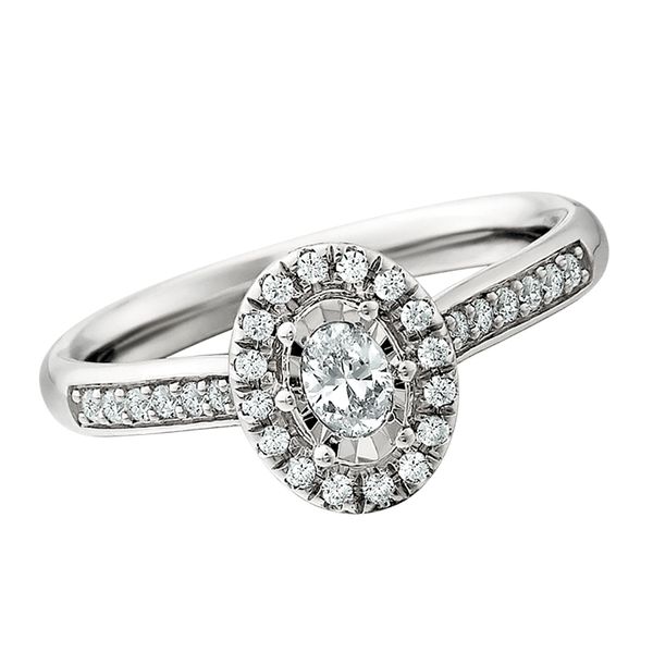 14K White Dia. Engagement Ring David Mann, Jeweler Geneseo, NY