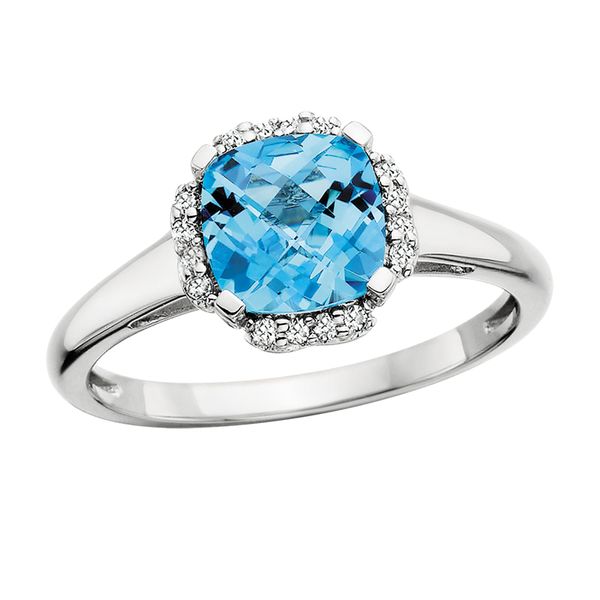 SS Blue Topaz Ring Nesemann's Diamond Center Plymouth, WI