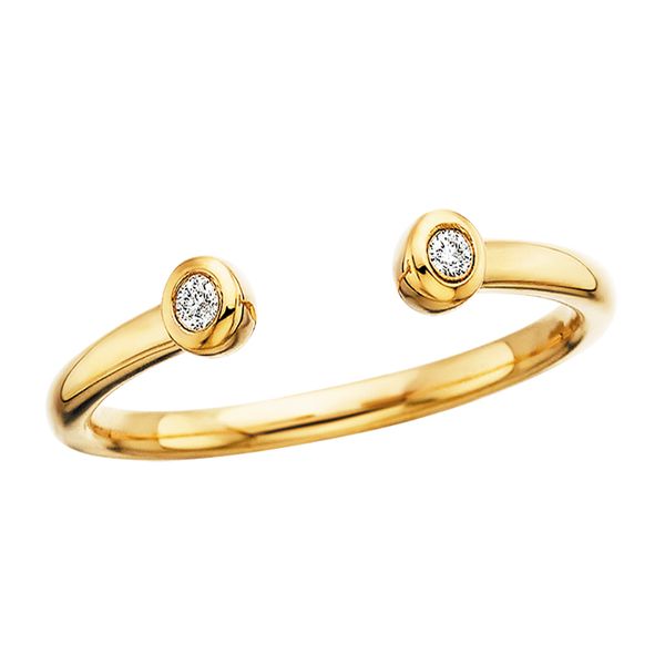 SS Diamond Cuff Ring SZ5 David Mann, Jeweler Geneseo, NY