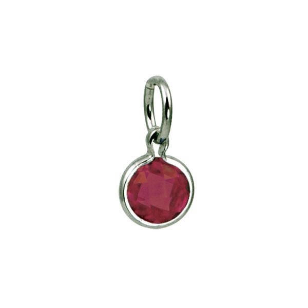 Crystal  Charm in Silver Leitzel's Jewelry Myerstown, PA