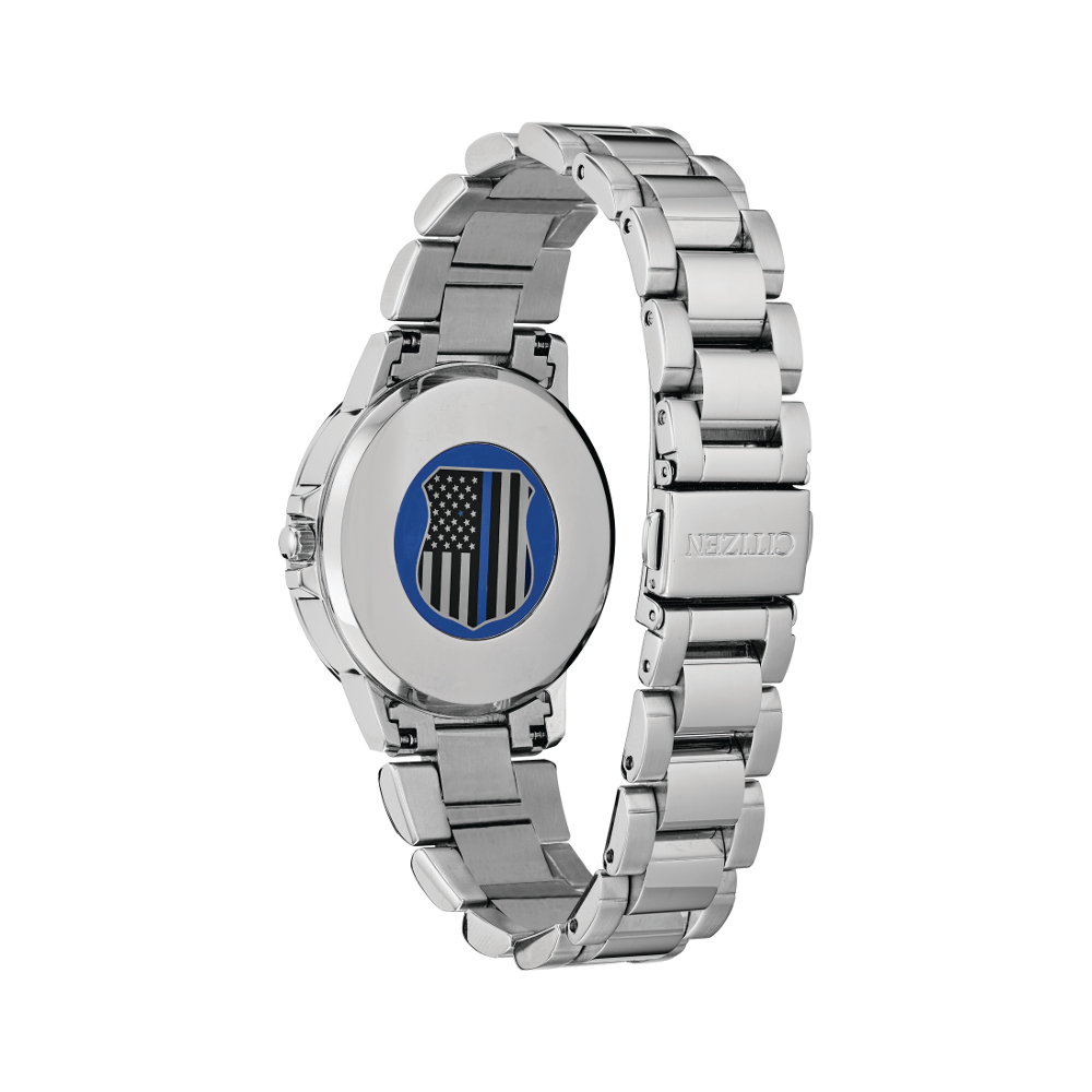Citizen Women's Thin Blue Line Watch Image 4 Griner Jewelry Co. Moultrie, GA