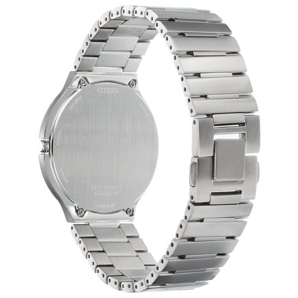 CITIZEN Eco-Drive Modern Stiletto Unisex Watch Stainless Steel Image 2 Morin Jewelers Southbridge, MA