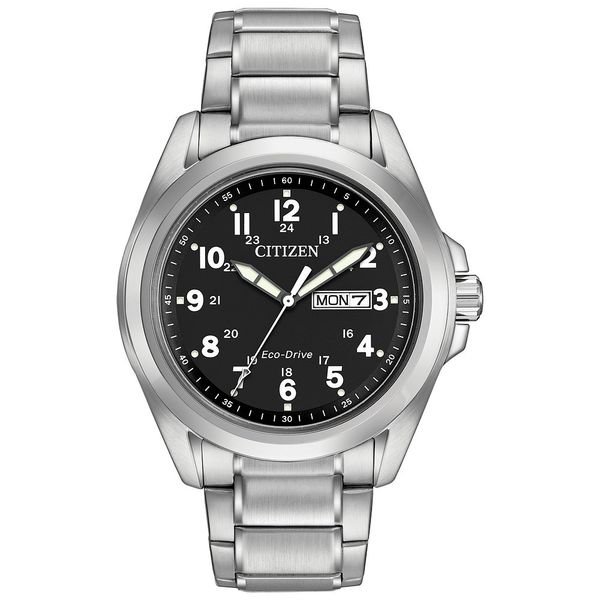 CITIZEN Eco-Drive Weekender Garrison Mens Watch Stainless Steel House of Silva Wooster, OH