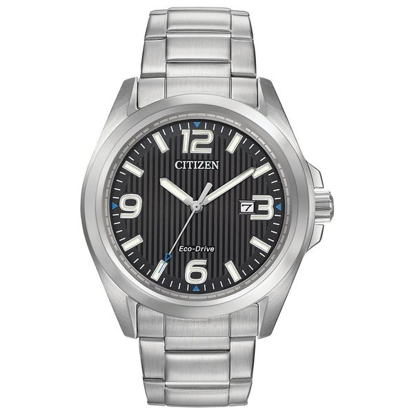 CITIZEN Eco-Drive Weekender Garrison Mens Watch Stainless Steel House of Silva Wooster, OH