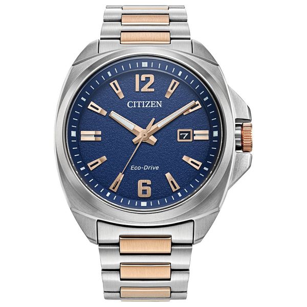 CITIZEN Eco-Drive Sport Luxury  Mens Watch Stainless Steel Smith Jewelers Franklin, VA