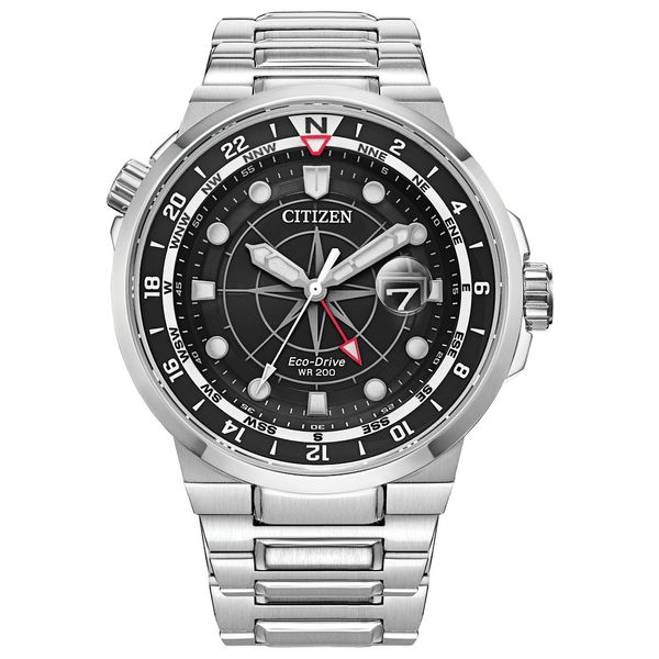 CITIZEN Eco-Drive Quartz Endeavor Mens Watch Stainless Steel House of Silva Wooster, OH