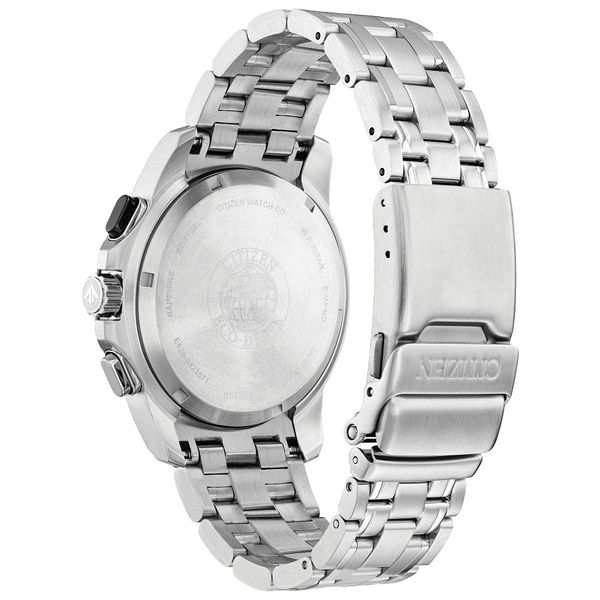 CITIZEN Eco-Drive Quartz MX Sport Mens Watch Stainless Steel Image 2 House of Silva Wooster, OH
