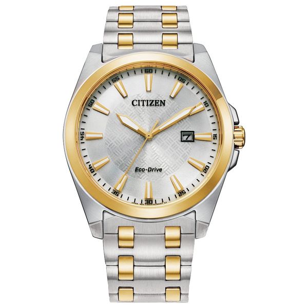 CITIZEN Eco-Drive Quartz Corso Mens Watch Stainless Steel Collier's Jewelers Whiteville, NC