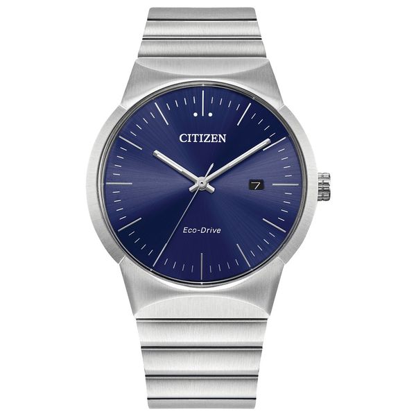 CITIZEN Eco-Drive Quartz Axiom Mens Watch Stainless Steel Collier's Jewelers Whiteville, NC