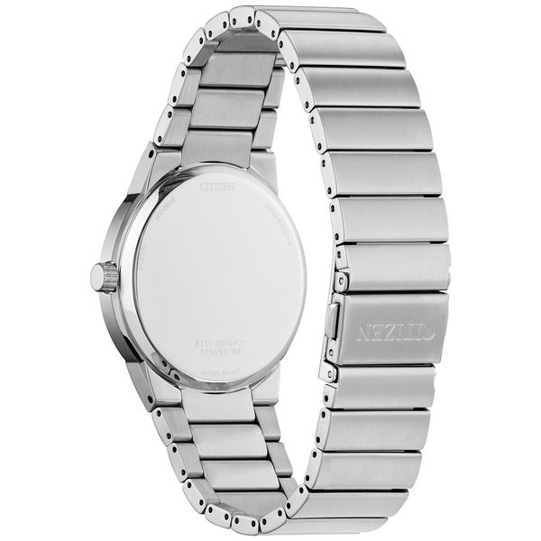 CITIZEN Eco-Drive Quartz Axiom Mens Watch Stainless Steel Image 2 The Stone Jewelers Boone, NC