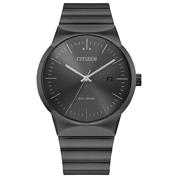 CITIZEN Eco-Drive Quartz Axiom Mens Watch Stainless Steel The Stone Jewelers Boone, NC