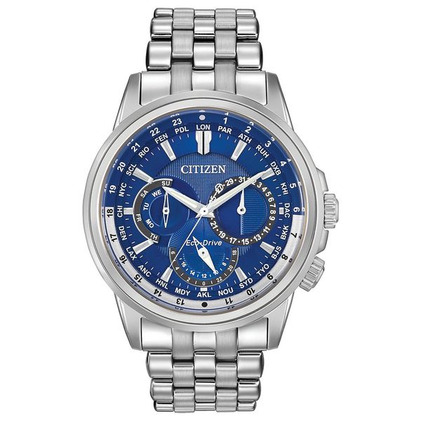 CITIZEN Eco-Drive Quartz Calendrier Mens Watch Stainless Steel House of Silva Wooster, OH