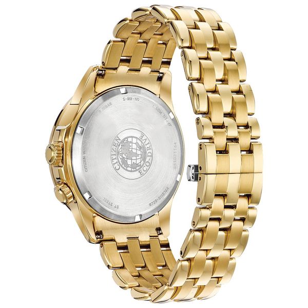 CITIZEN Eco-Drive Quartz Calendrier Mens Watch Stainless Steel Image 2 House of Silva Wooster, OH