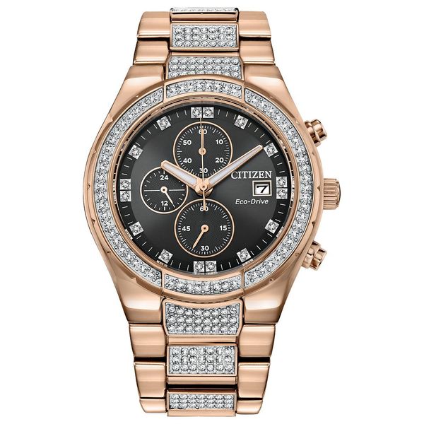 CITIZEN Eco-Drive Quartz Crystal Mens Watch Stainless Steel House of Silva Wooster, OH