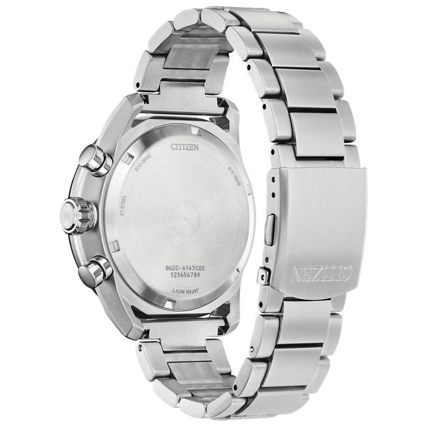 CITIZEN Eco-Drive Quartz Avion Mens Watch Stainless Steel Image 2 Falls Jewelers Concord, NC