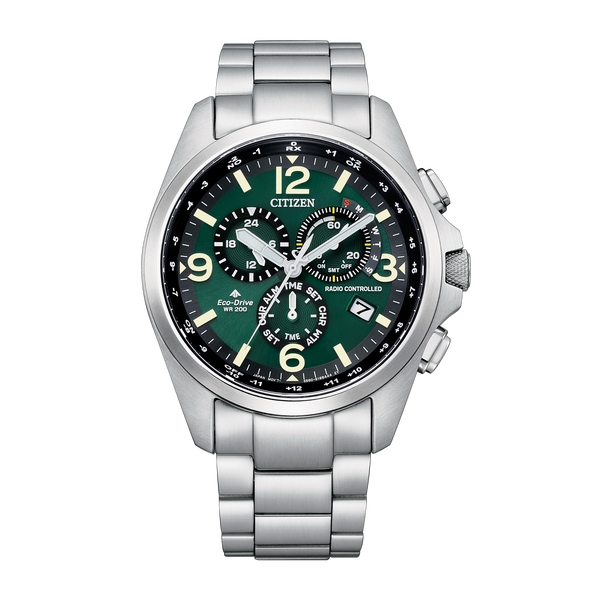 CITIZEN Eco-Drive Quartz Land Mens Watch Stainless Steel Hannoush Jewelers, Inc. Albany, NY