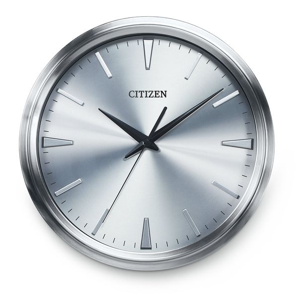 CITIZEN CC2004 Stamford- Wall Clock- Silver The Stone Jewelers Boone, NC