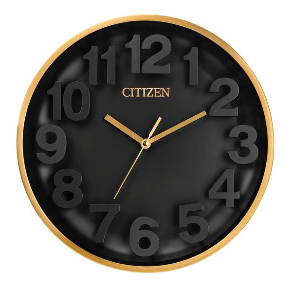 CITIZEN CC2025 Silouette - Wall clock - Matte gold Hannoush Jewelers, Inc. Albany, NY
