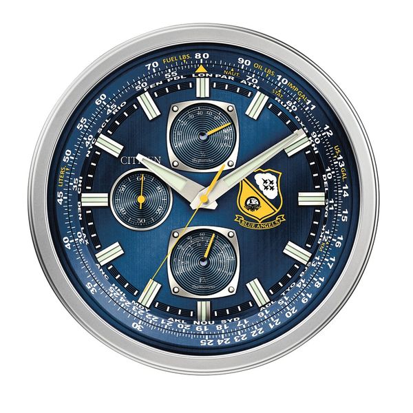 CITIZEN CC2030 Blue Angel - Out door Wall Clock - Silver Priddy Jewelers Elizabethtown, KY