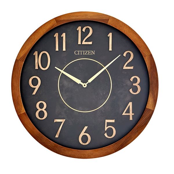 CITIZEN CC2052 Rainer - Outdoor Wall Clk - Nat Wood House of Silva Wooster, OH