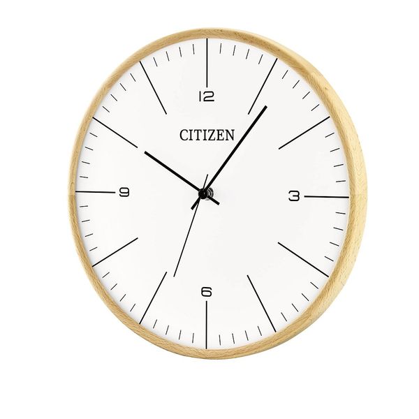 CITIZEN CC2125 Aspen - Wall clocks - Natural wood Image 2 The Stone Jewelers Boone, NC