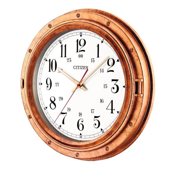 CITIZEN CC2126 Acadia - Wall clock - aged Bronze Image 2 House of Silva Wooster, OH