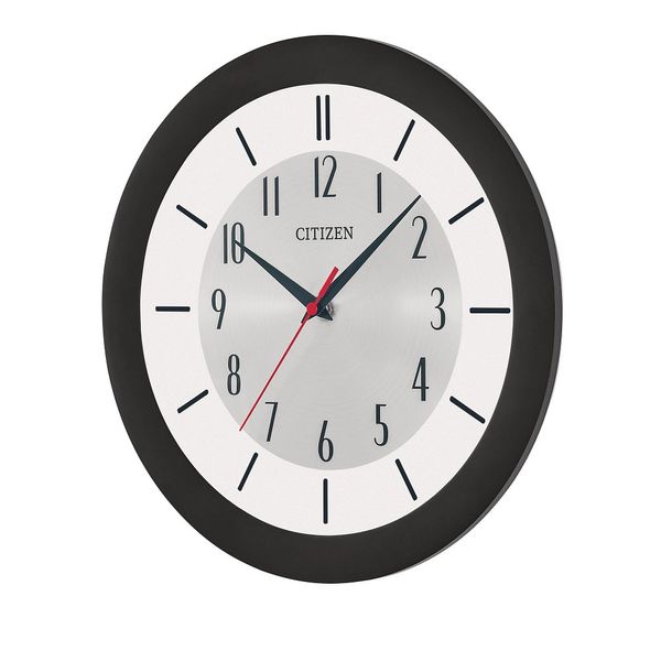 CITIZEN CC2129 Northville - Mod Wall clk - Black Image 2 House of Silva Wooster, OH