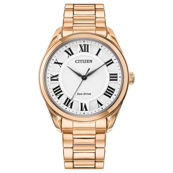 CITIZEN Eco-Drive Quartz Arezzo Ladies Watch Stainless Steel House of Silva Wooster, OH