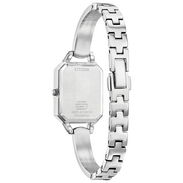 CITIZEN Eco-Drive Quartz Crystal Ladies Watch Stainless Steel Image 2 Corinth Jewelers Corinth, MS