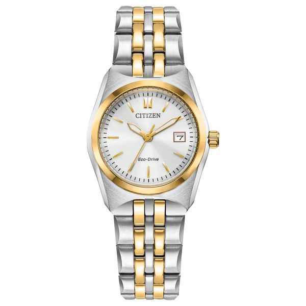 CITIZEN Eco-Drive Quartz Corso Ladies Watch Stainless Steel House of Silva Wooster, OH