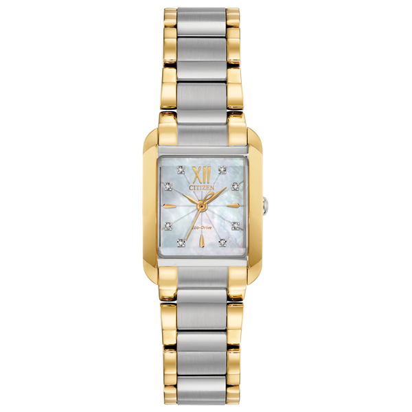 CITIZEN Eco-Drive Quartz Bianca Ladies Watch Stainless Steel House of Silva Wooster, OH