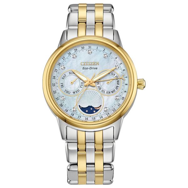 CITIZEN Eco-Drive Dress/Classic Calendrier Ladies Watch Stainless Steel House of Silva Wooster, OH