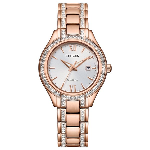 CITIZEN Eco-Drive Dress/Classic Crystal Ladies Watch Stainless Steel Lewisburg Diamond & Gold Lewisburg, WV