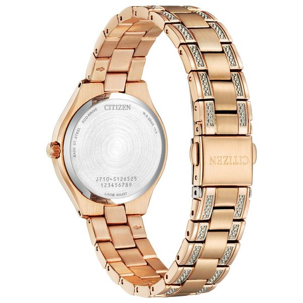 CITIZEN Eco-Drive Dress/Classic Crystal Ladies Watch Stainless Steel Image 2 Morin Jewelers Southbridge, MA