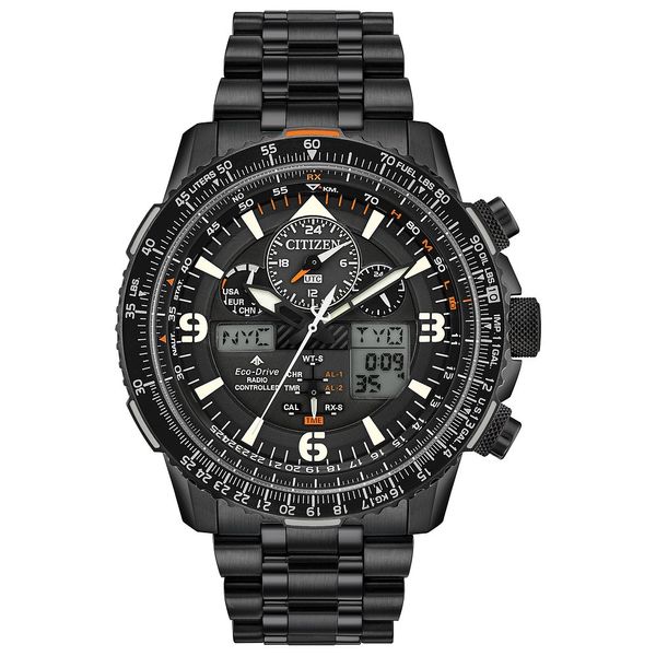 CITIZEN Eco-Drive Promaster Skyhawk Mens Watch Stainless Steel Score's Jewelers Anderson, SC