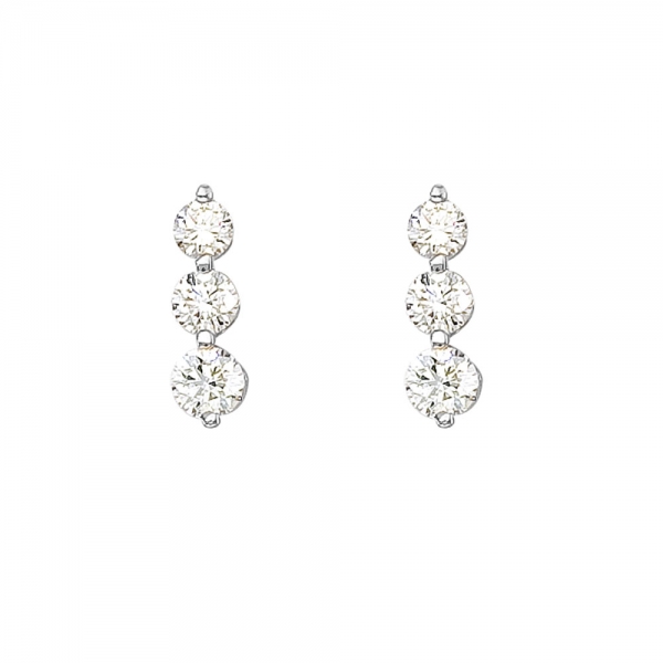 Three Diamond Earrings Top Sellers, 50% OFF | www.vetyvet.com
