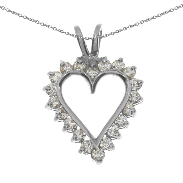 Color Merchants 14k White Gold Diamond Heart Pendant Rm556pw Atlanta West Jewelry Douglasville Ga - 14k White Gold Diamond Heart Pendant With Chain Color Merchants 14k White Gold Diamond Heart Pendant Rm556pw Atlanta West Jewelry Douglasville Ga - 14k White Gold Diamond Heart Pendant With Chain