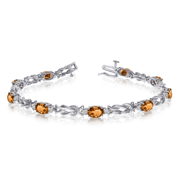 natural citrine bracelet