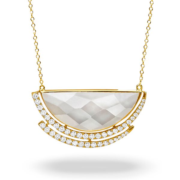 18K Yellow Gold Pearl Necklace Javeri Jewelers Inc Frisco, TX