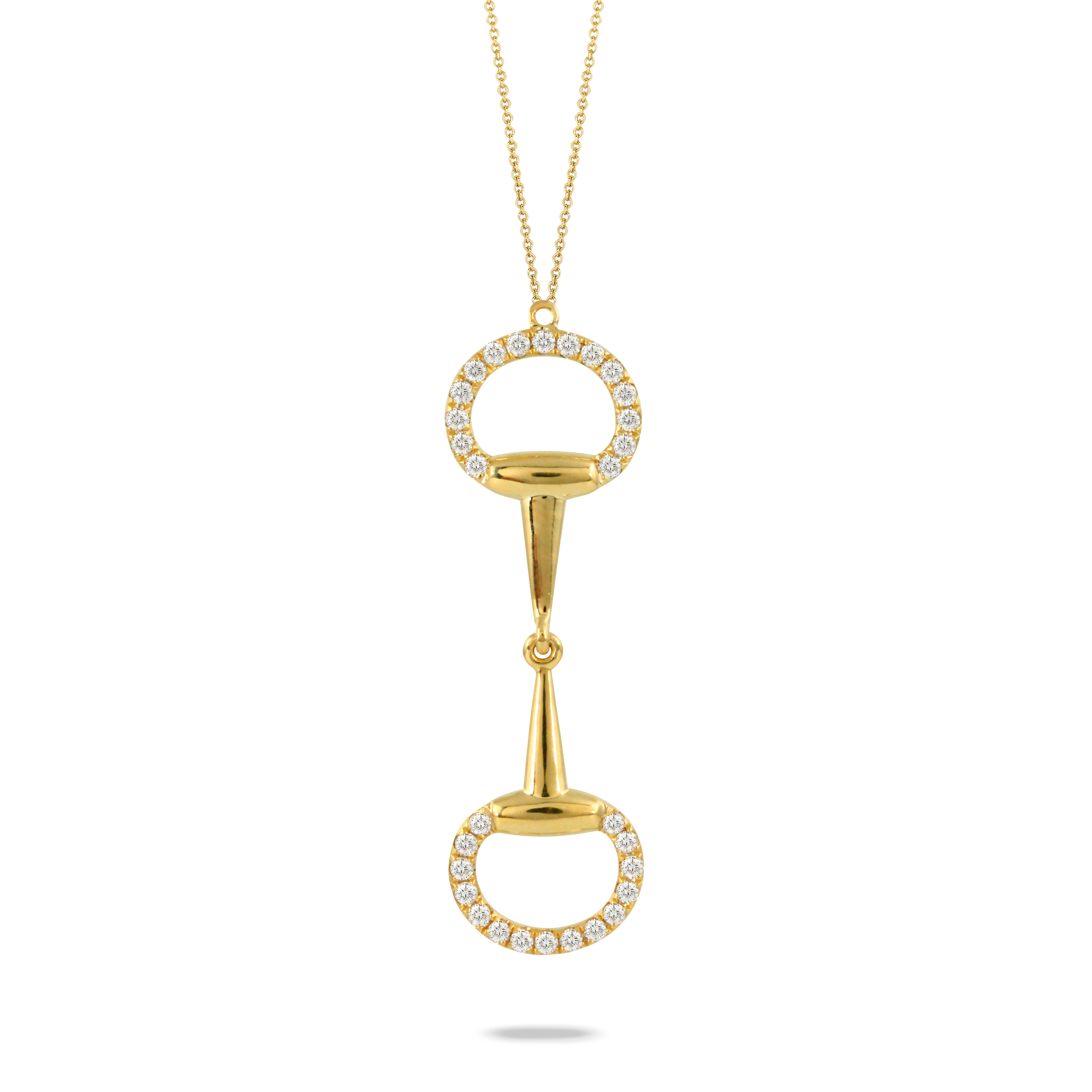 18K Yellow Gold Diamond Necklace Javeri Jewelers Inc Frisco, TX