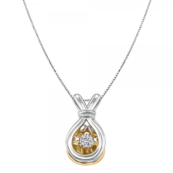 Silver And 10Kt Gold Pendant Curry's Jewellers Grande Prairie, AB