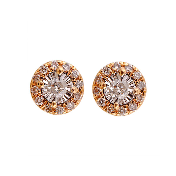 14KT Yellow Gold Classic Book Fashion Earrings - 1/8 ctw Malak Jewelers Charlotte, NC