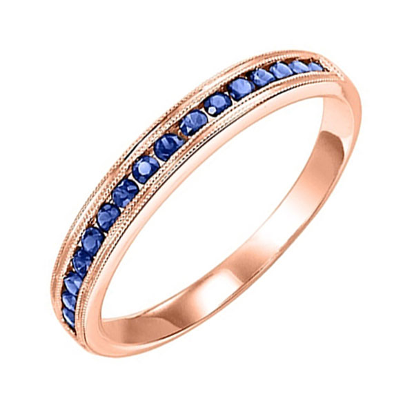 14KT Pink Gold Classic Book Stackable Fashion Ring Armentor Jewelers New Iberia, LA