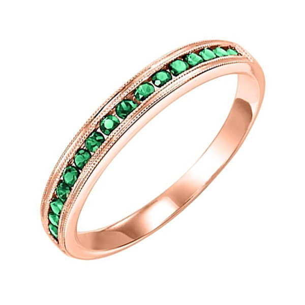 14KT Pink Gold Classic Book Stackable Fashion Ring Don's Jewelry & Design Washington, IA