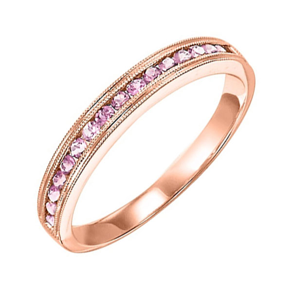 10KT Pink Gold Classic Book Stackable Fashion Ring Don's Jewelry & Design Washington, IA