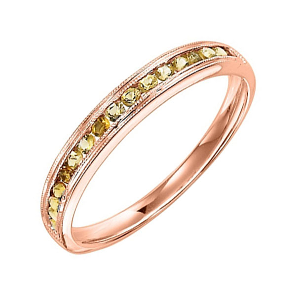 10KT Pink Gold Classic Book Stackable Fashion Ring E.M. Smith Family Jewelers Chillicothe, OH