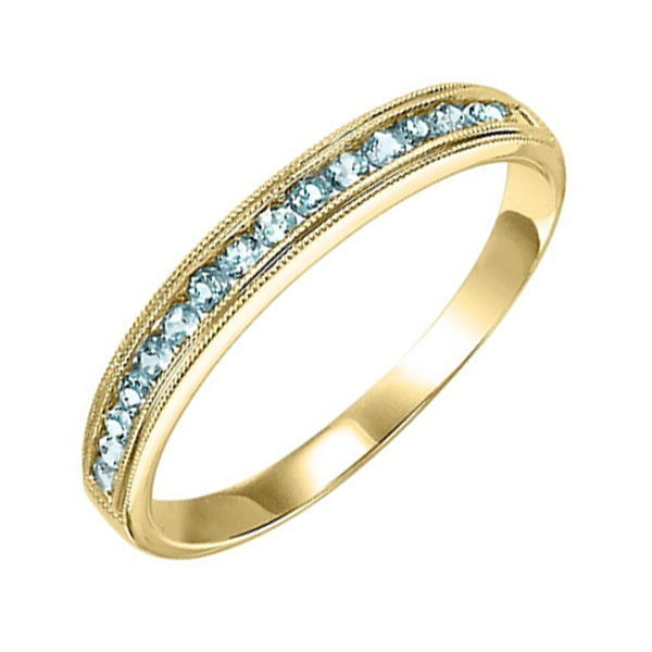 14KT Yellow Gold & Diamond Classic Book Stackable Fashion Ring - 1/4 cts Biondi Diamond Jewelers Aurora, CO