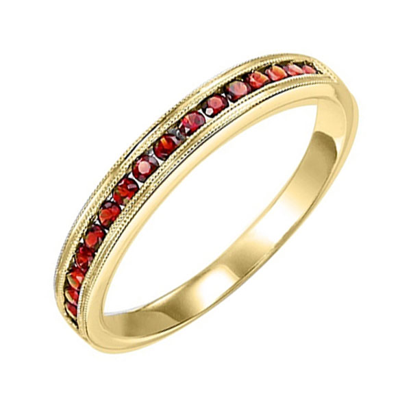 14KT Yellow Gold & Diamond Classic Book Stackable Fashion Ring - 1/8 cts Biondi Diamond Jewelers Aurora, CO