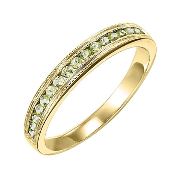 14KT Yellow Gold & Diamond Classic Book Stackable Fashion Ring - 1/4 cts Don's Jewelry & Design Washington, IA